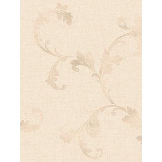 Seabrook Designs CL61800 Claybourne Acrylic Coated Scrolls-leaf and ironwork Wallpaper